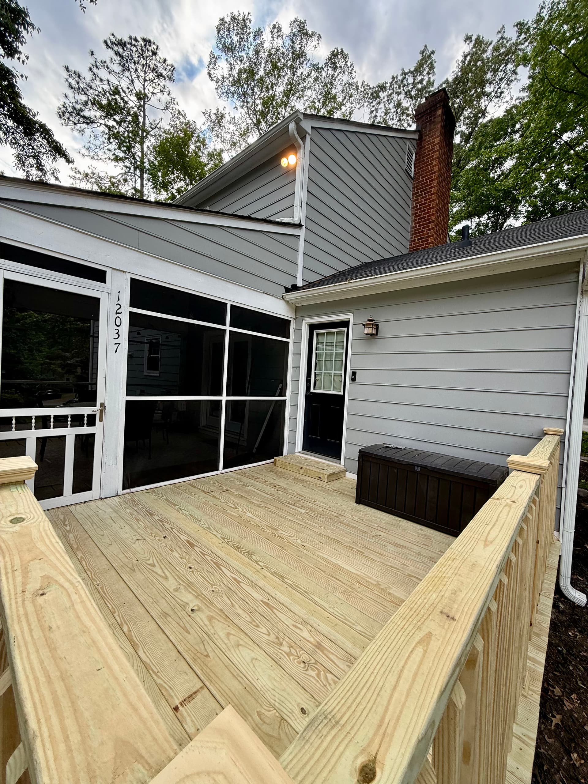 Gallery photos for New Deck Build Adds Real Outdoor Living Space in Midlothian: Image #1