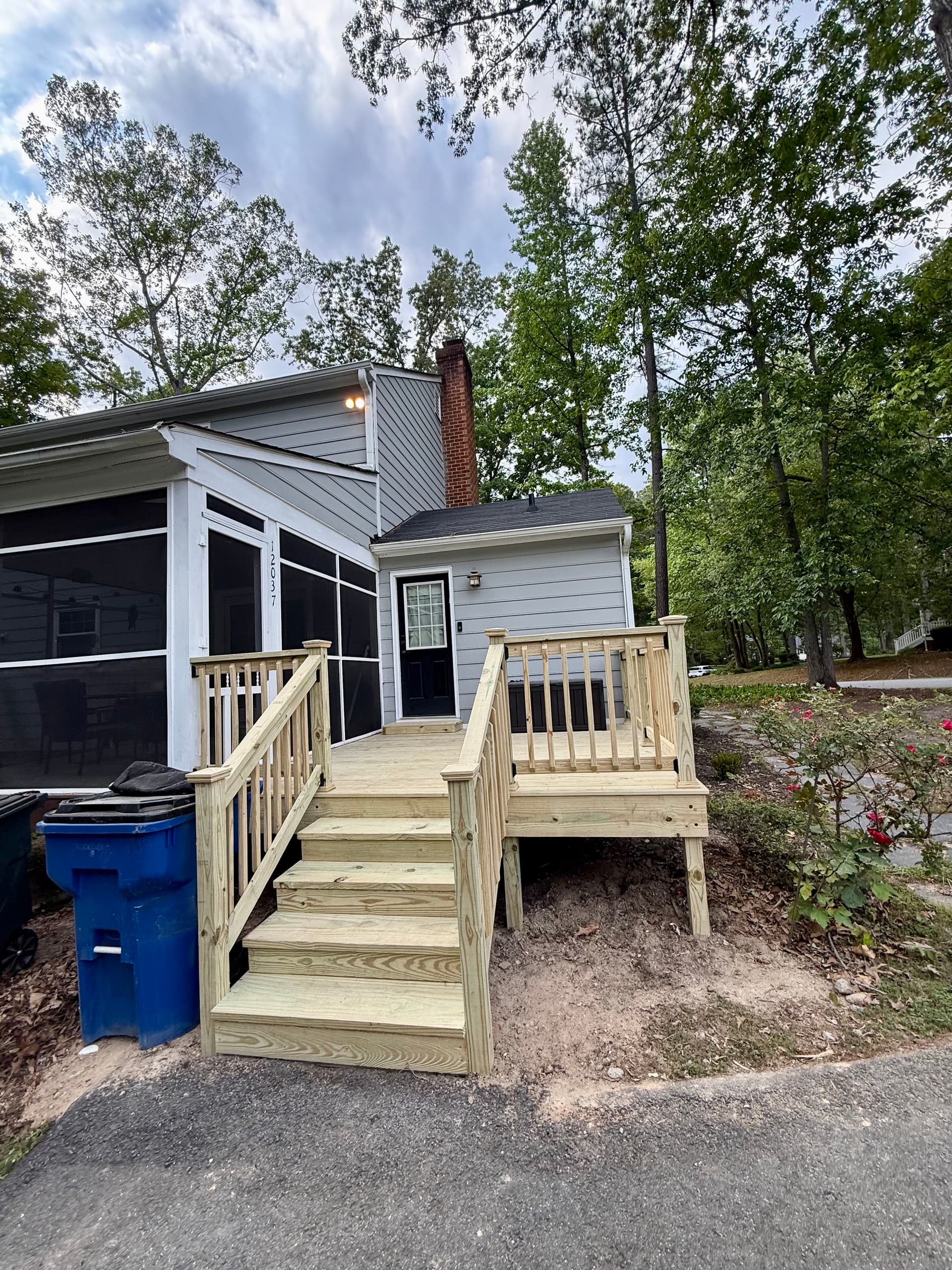 New Deck Build Adds Outdoor Living Space in Midlothian Virginia image