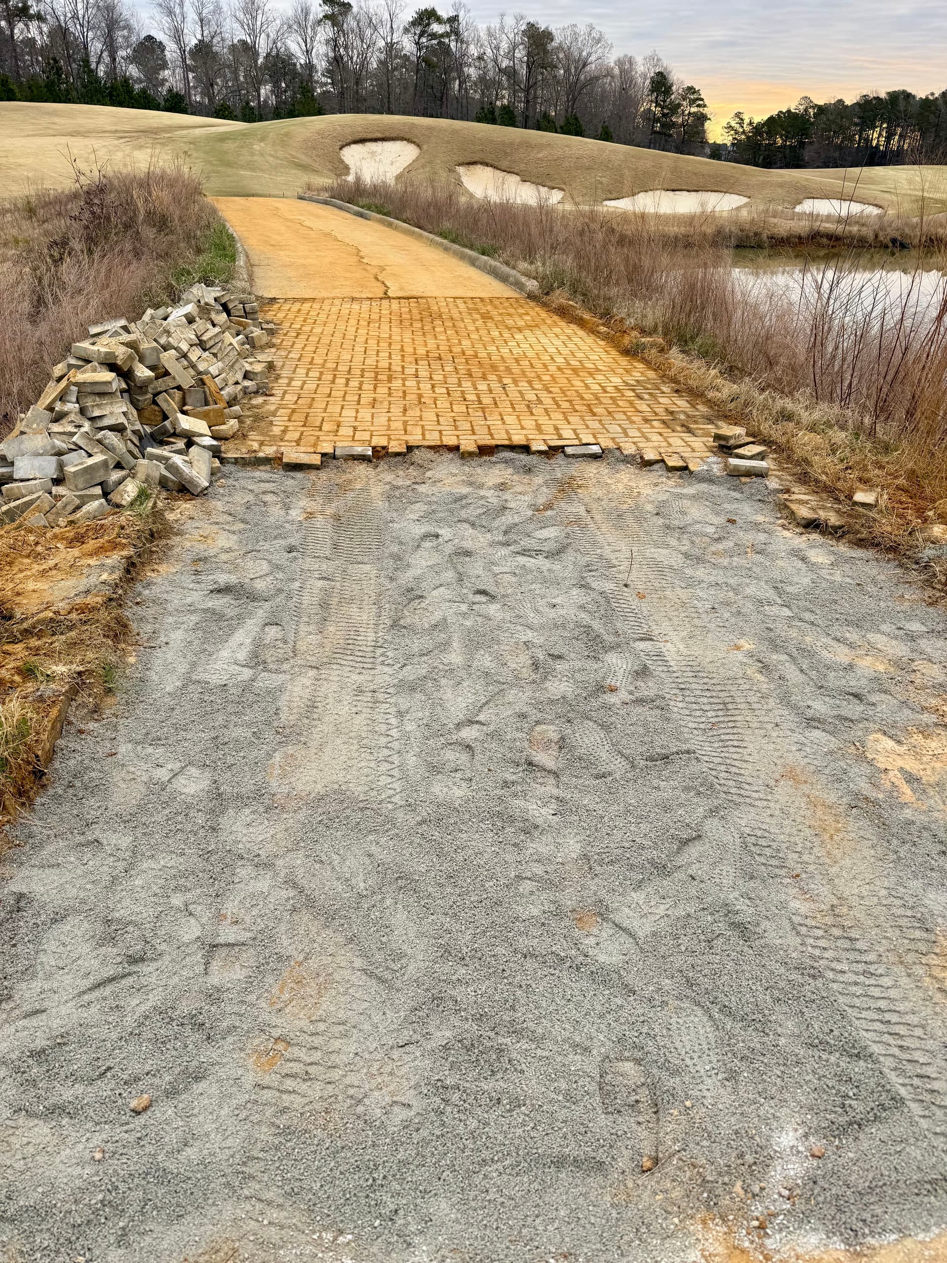 Gallery photos for Golf Course Pathway Upgraded for Smooth Strolls: Image #1