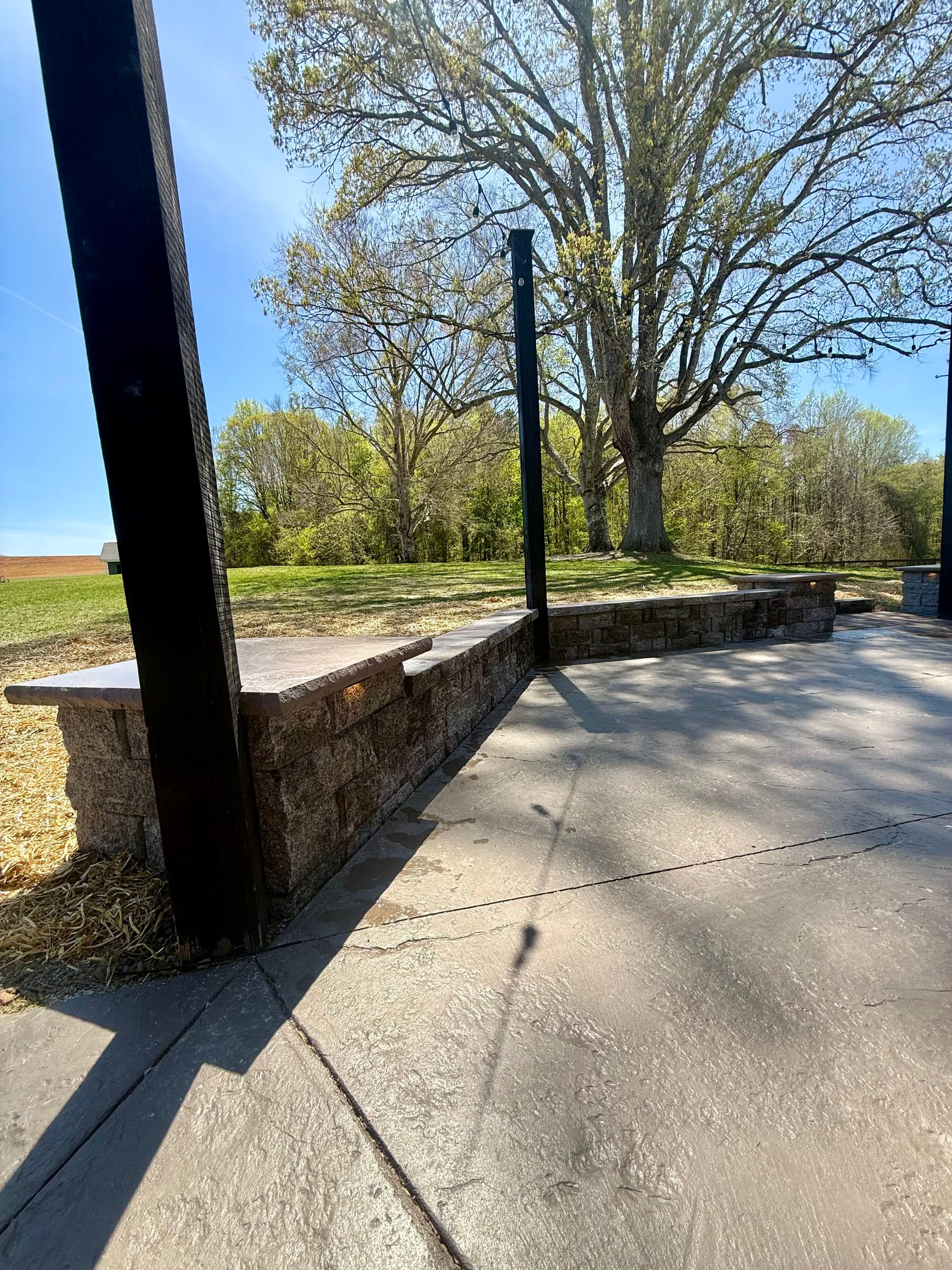 Gallery photos for Belgard Paver Patio and Outdoor Lighting at Malden Hill Wedding Venue: Image #3