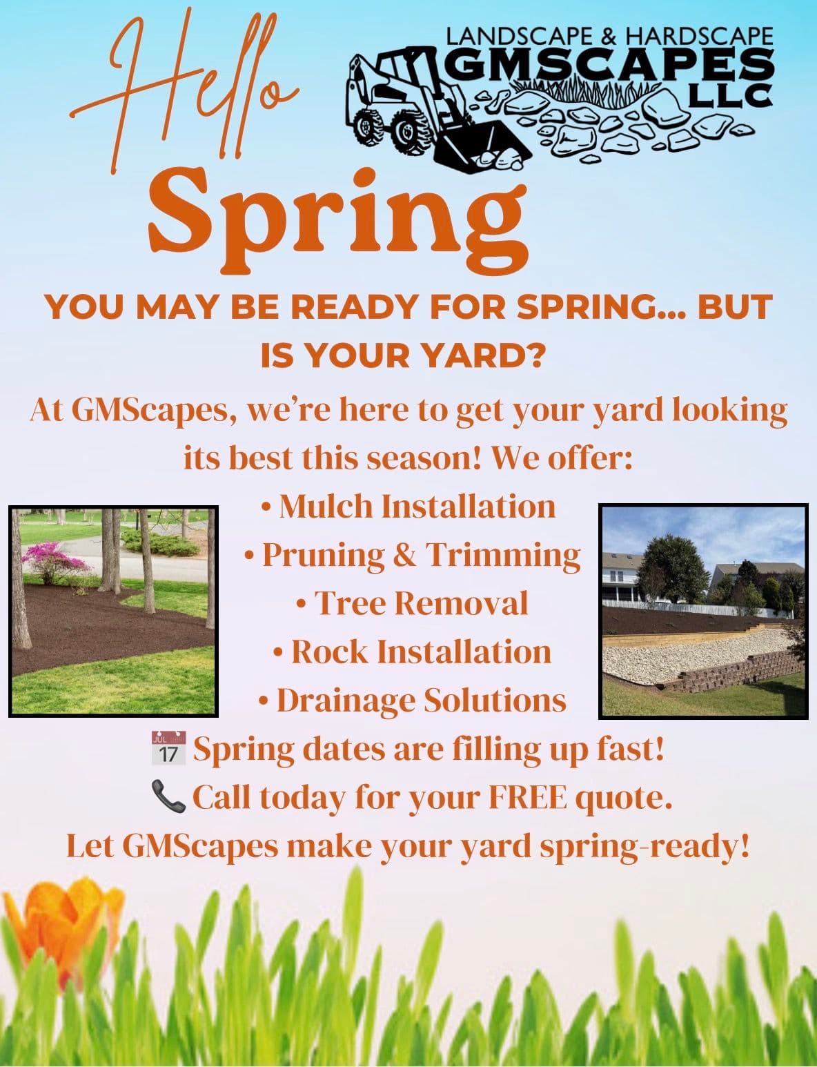 Get Your Yard Spring-Ready with GMScapes image