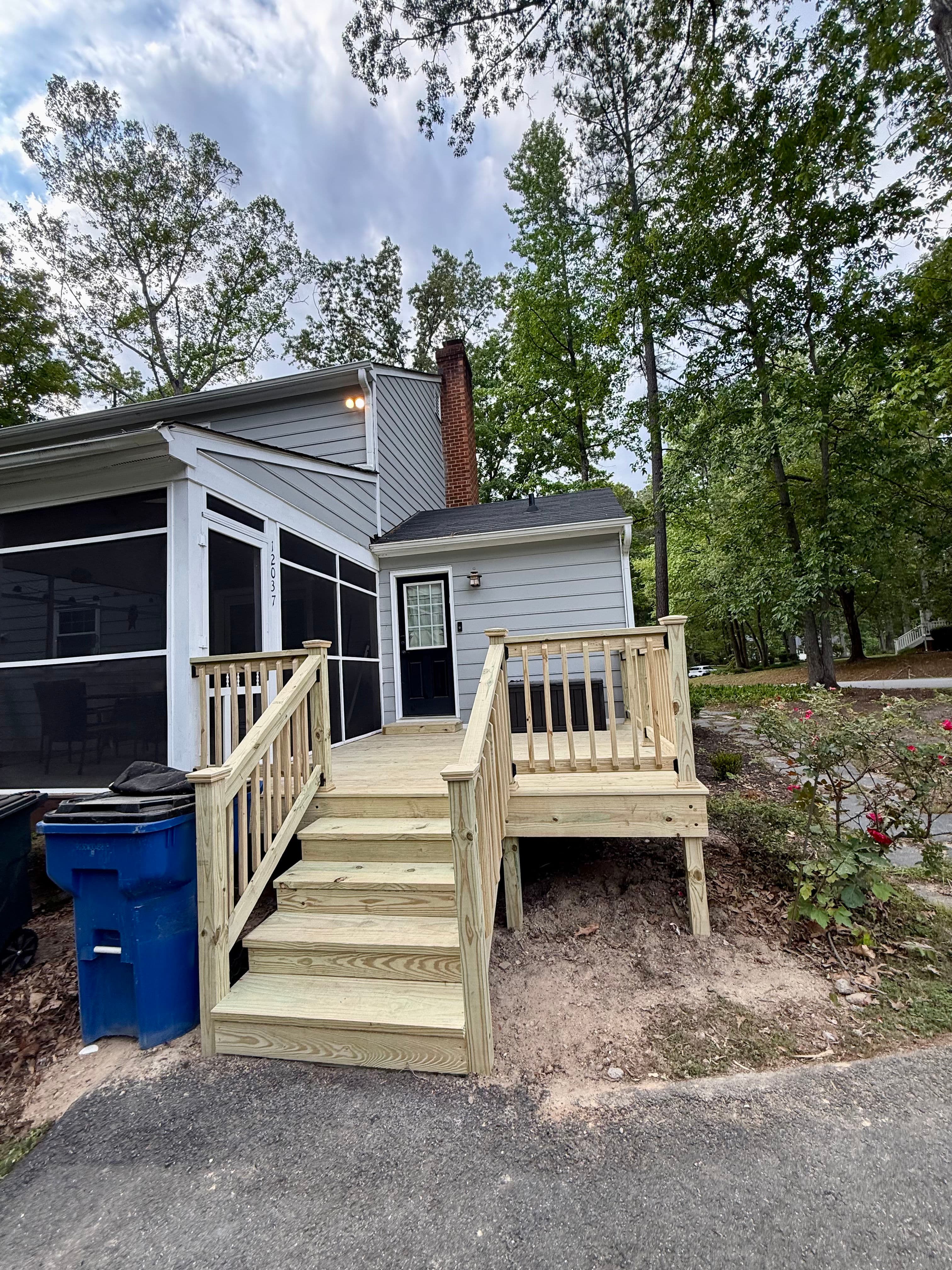 Project New Deck Build Adds Real Outdoor Living Space in Midlothian image