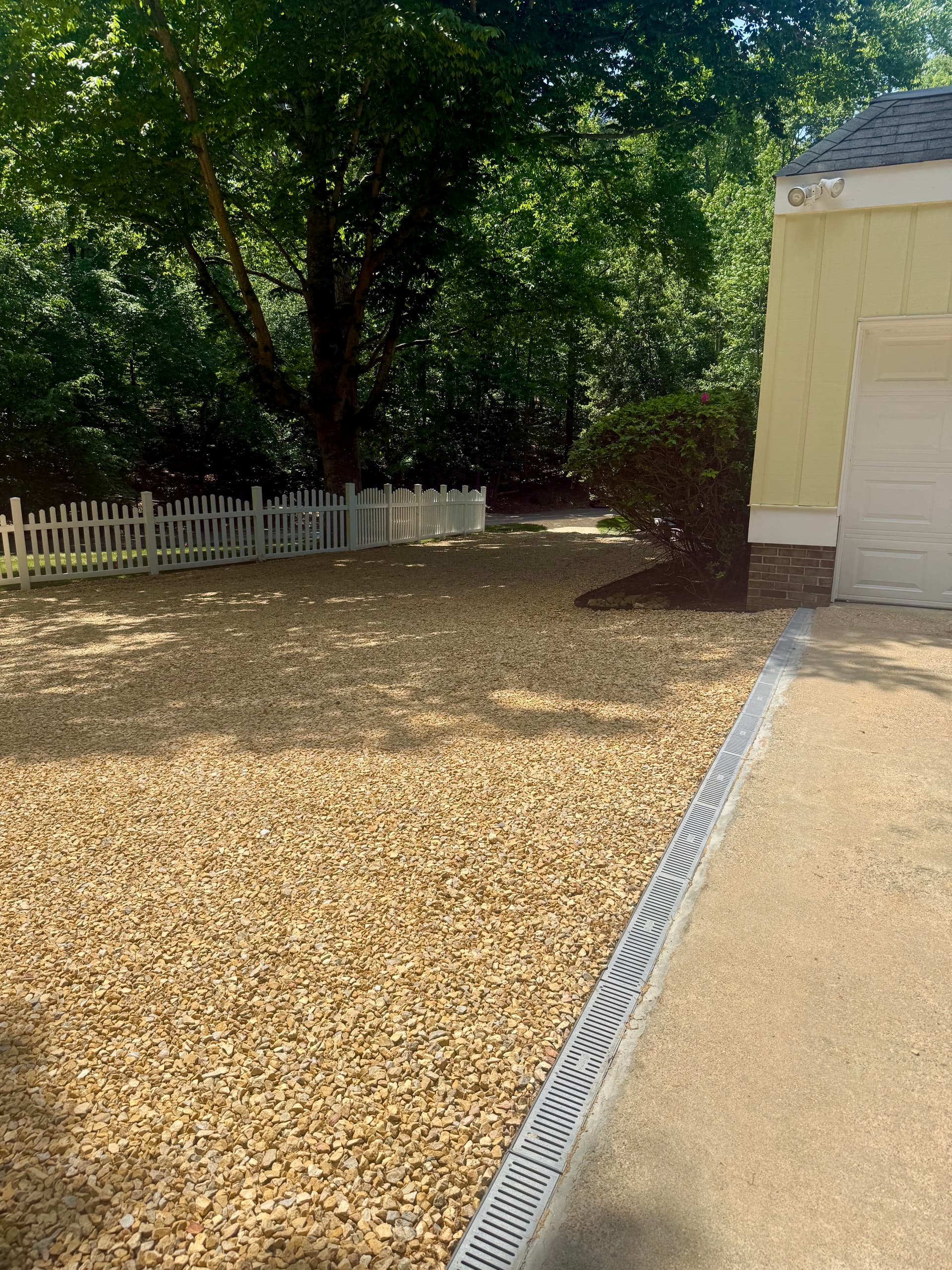Gallery photos for GeoCell Gravel Driveway with Drainage Installation in Midlothian: Image #2