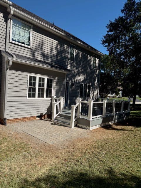 Deck Upgrade with Modern Lighting