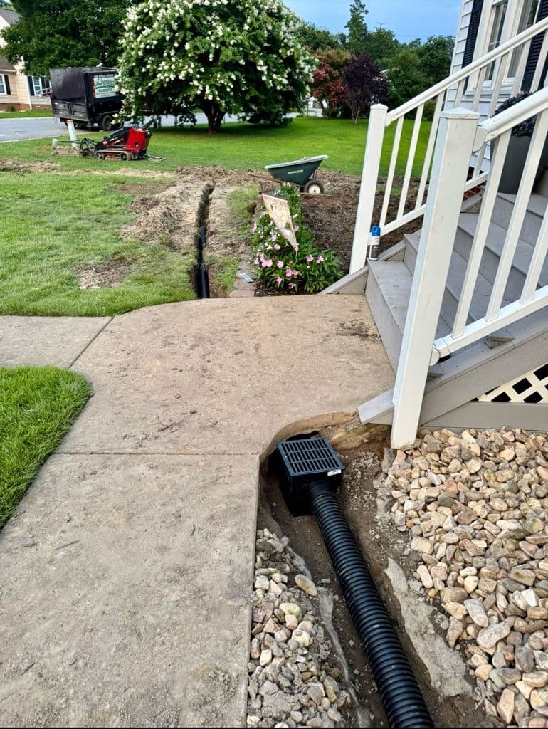 Gallery photos for Successful Yard Transformation with French Drains: Image #2