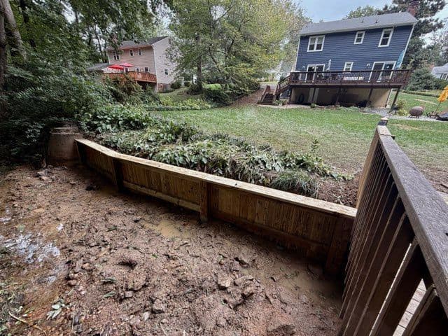 Sturdy Seawall and Yard Protection image