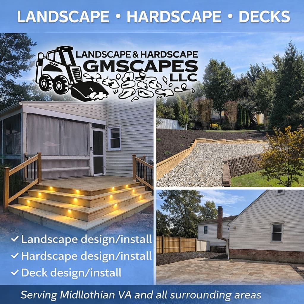 Outdoor Space Enhancement Project in Midlothian VA image