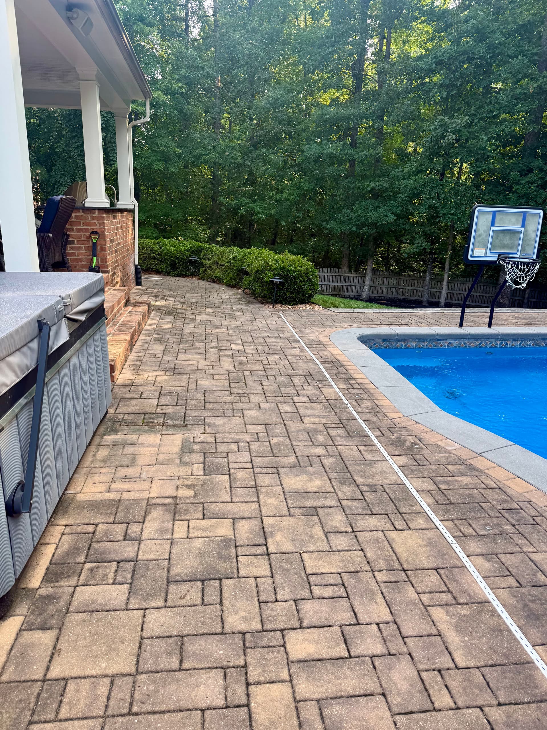 Gallery photos for Brick Patio Power Wash in Short Pump: Image #1