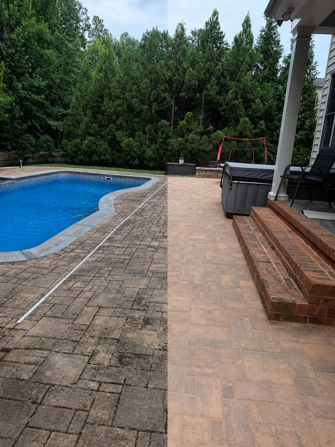 Gallery photos for Brick Patio Power Wash in Short Pump: Image #2